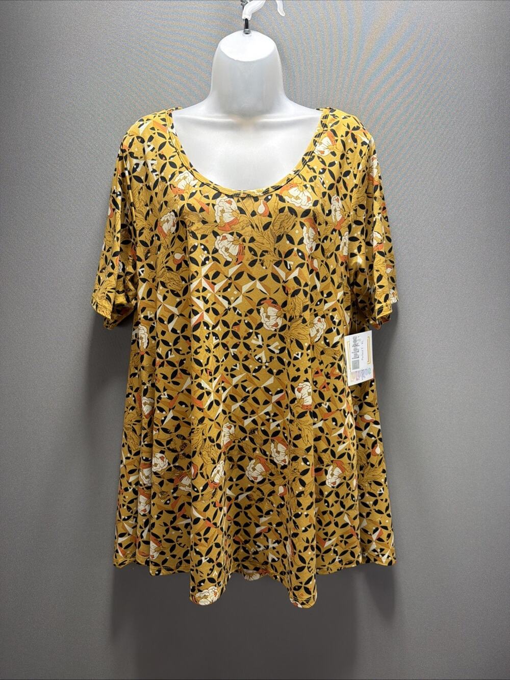 Lot of 2 LULAROE Perfect T XL NEW WITH TAGS Floral Multi Colored Stretch